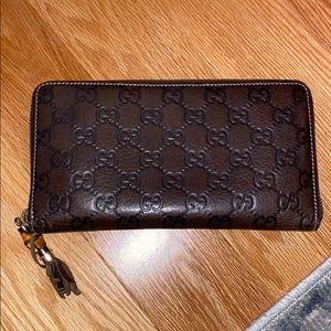 Gucci Guccissima Signature Continental Wallet